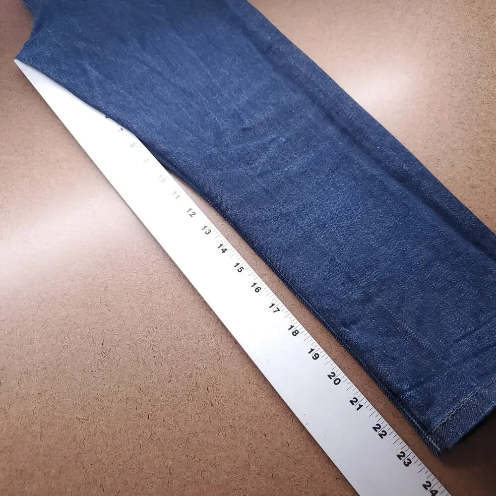 Uniqlo Selvedge Slim Straight Jeans Men 30 Blue 23.5